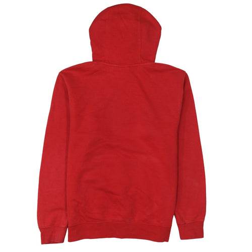 Nike Men's Red Pullover Hoodie Medium Logo Fleece Sweatshirt