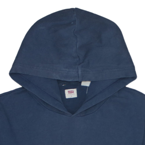 Levi's Men's Blue Pullover Hoodie S Graphic Logo Sweatshirt
