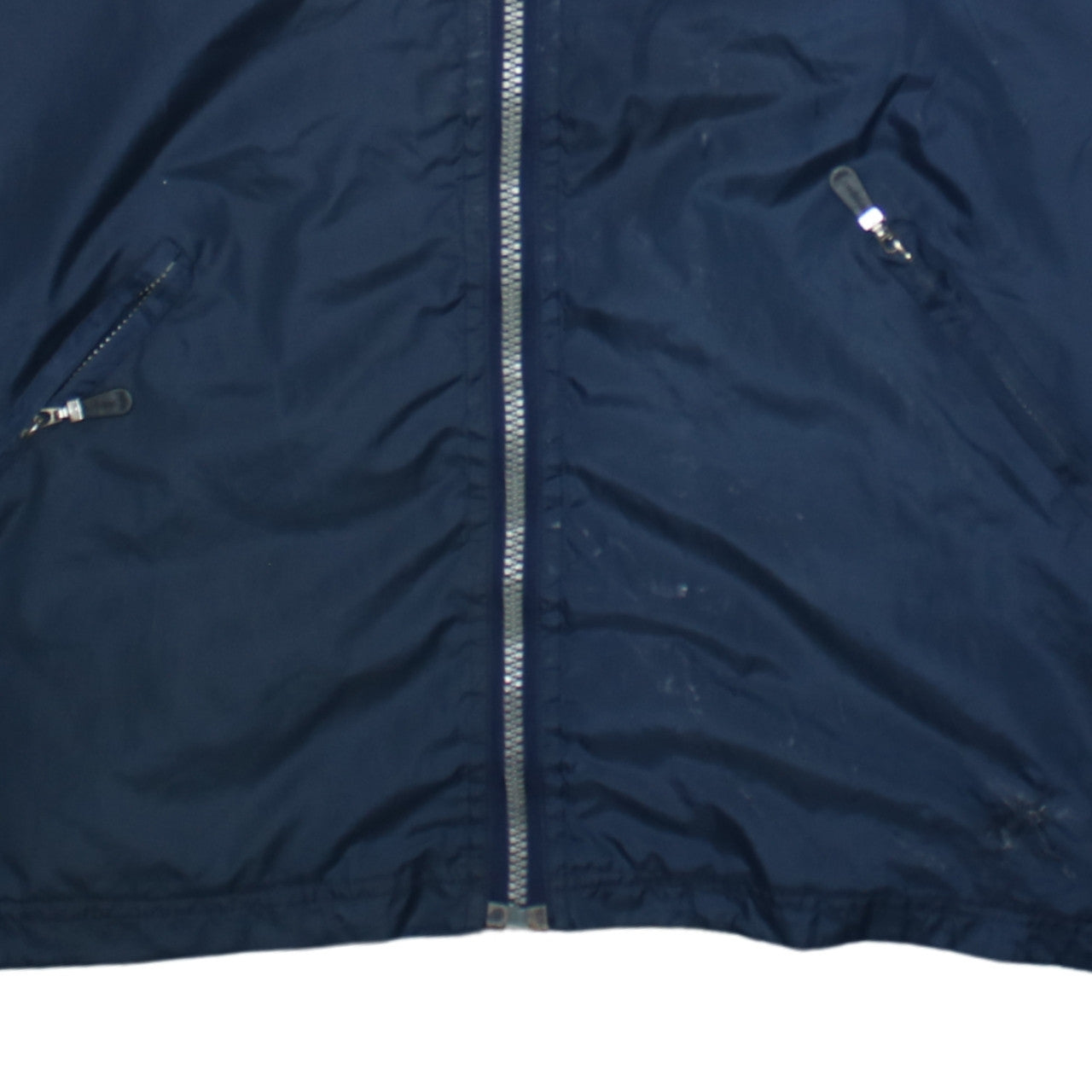 Adidas Mens Blue 2XL Retro Hooded Windbreaker Jacket
