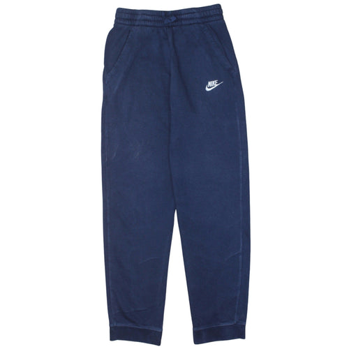 Nike Boys Blue Jogger Trousers XL 158-170cm Fleece Sweatpants