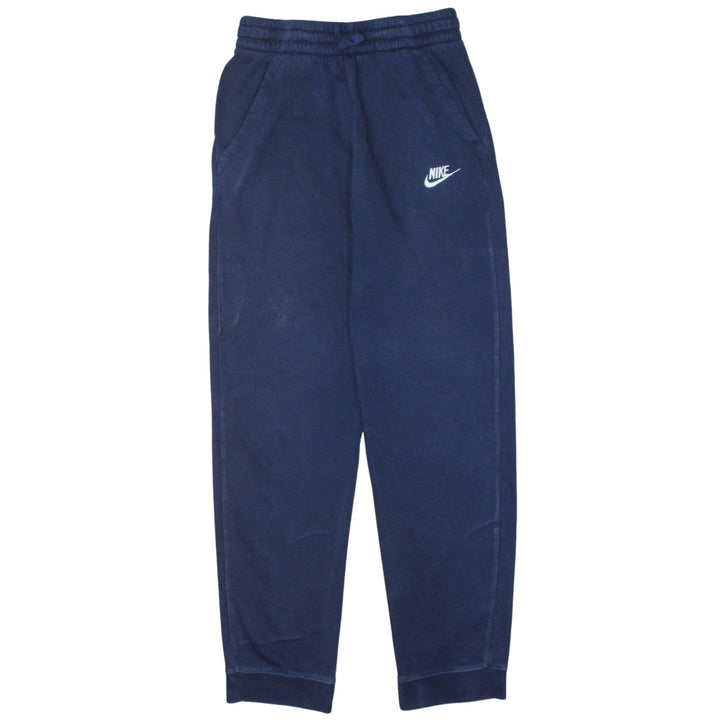 Nike Boys Blue Jogger Trousers XL 158-170cm Fleece Sweatpants