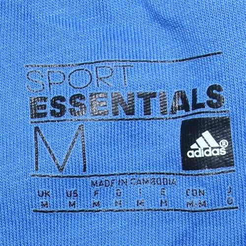Adidas Men's Blue Crew Neck Sport Essentials Sweatshirt Medium