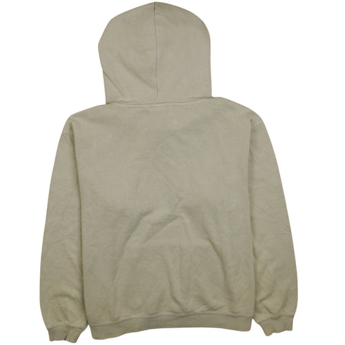 H&M Women Beige Coca-Cola Pullover Hoodie L Relaxed Fit Hooded Sweatshirt