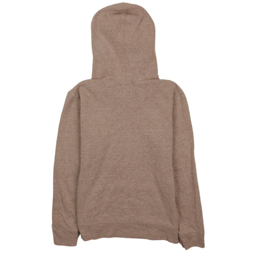 GAP Women Beige Logo Pullover Hoodie Small Casual Cotton Blend