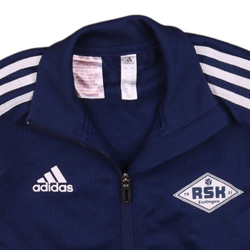 Adidas Boys Blue Full Zip Training Sweatshirt 11-12 Years