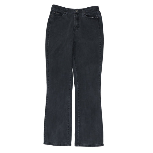 Lee Women's Black Bootcut Relaxed Fit Jeans Size 10 Long
