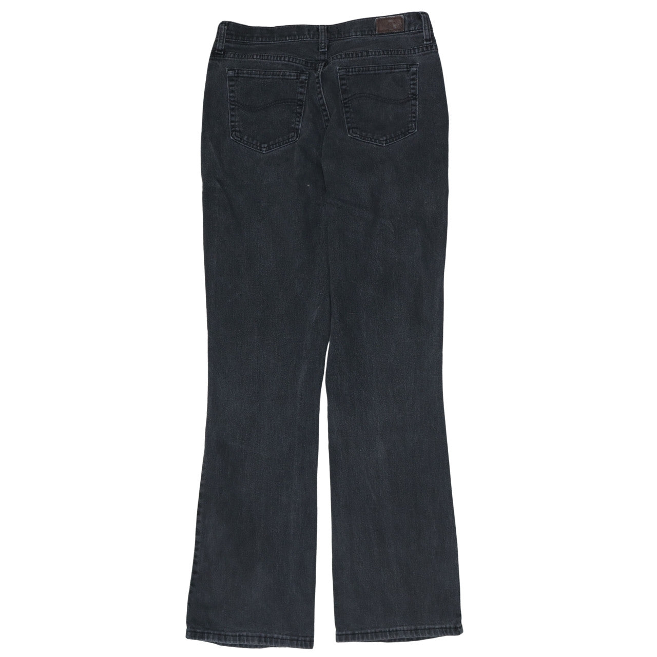 Lee Women's Black Bootcut Relaxed Fit Jeans Size 10 Long