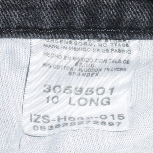 Lee Women's Black Bootcut Relaxed Fit Jeans Size 10 Long