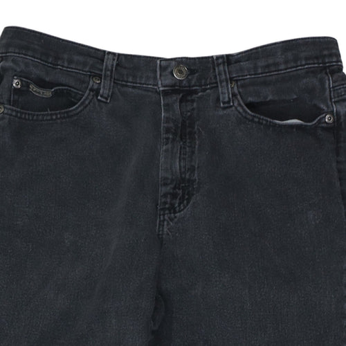 Lee Women's Black Bootcut Relaxed Fit Jeans Size 10 Long