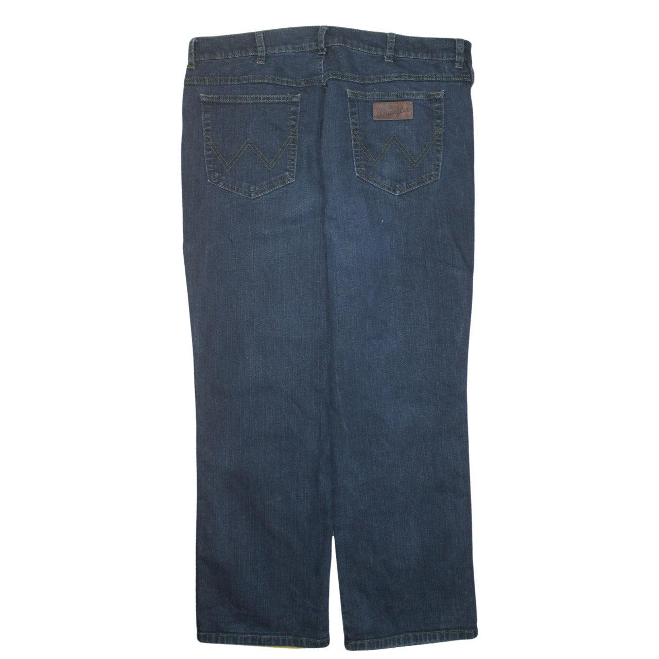 Wrangler Men's Blue Straight Fit Denim Jeans 36x32 Classic Style