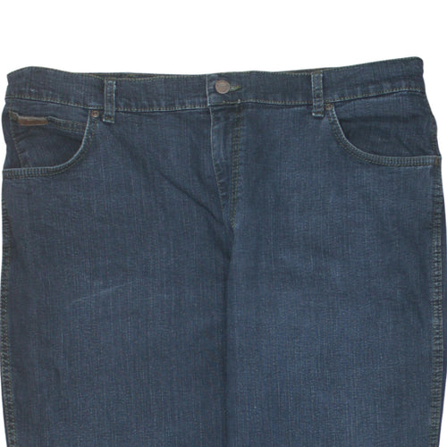 Wrangler Men's Blue Straight Fit Denim Jeans 36x32 Classic Style