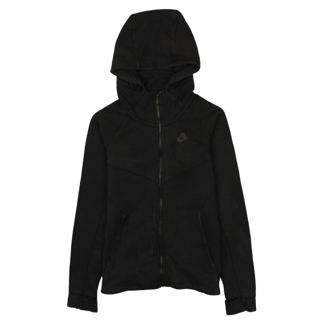 Nike Women's Black Full Zip Hoodie XS Hooded Sweatshirt