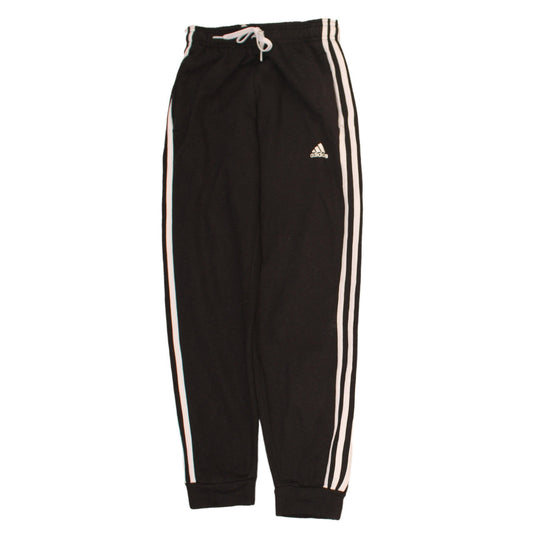 Adidas Boys Black Jogger Trousers 11-12 Years Elastic Waist Sportswear