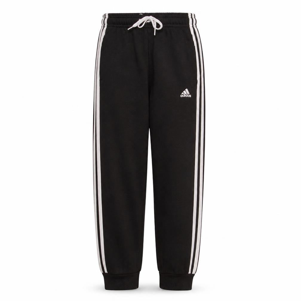 Adidas Boys Black Jogger Trousers 11-12 Years Elastic Waist Sportswear