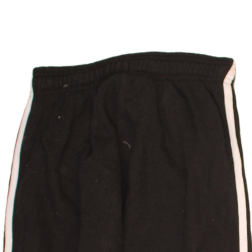 Adidas Boys Black Jogger Trousers 11-12 Years Elastic Waist Sportswear