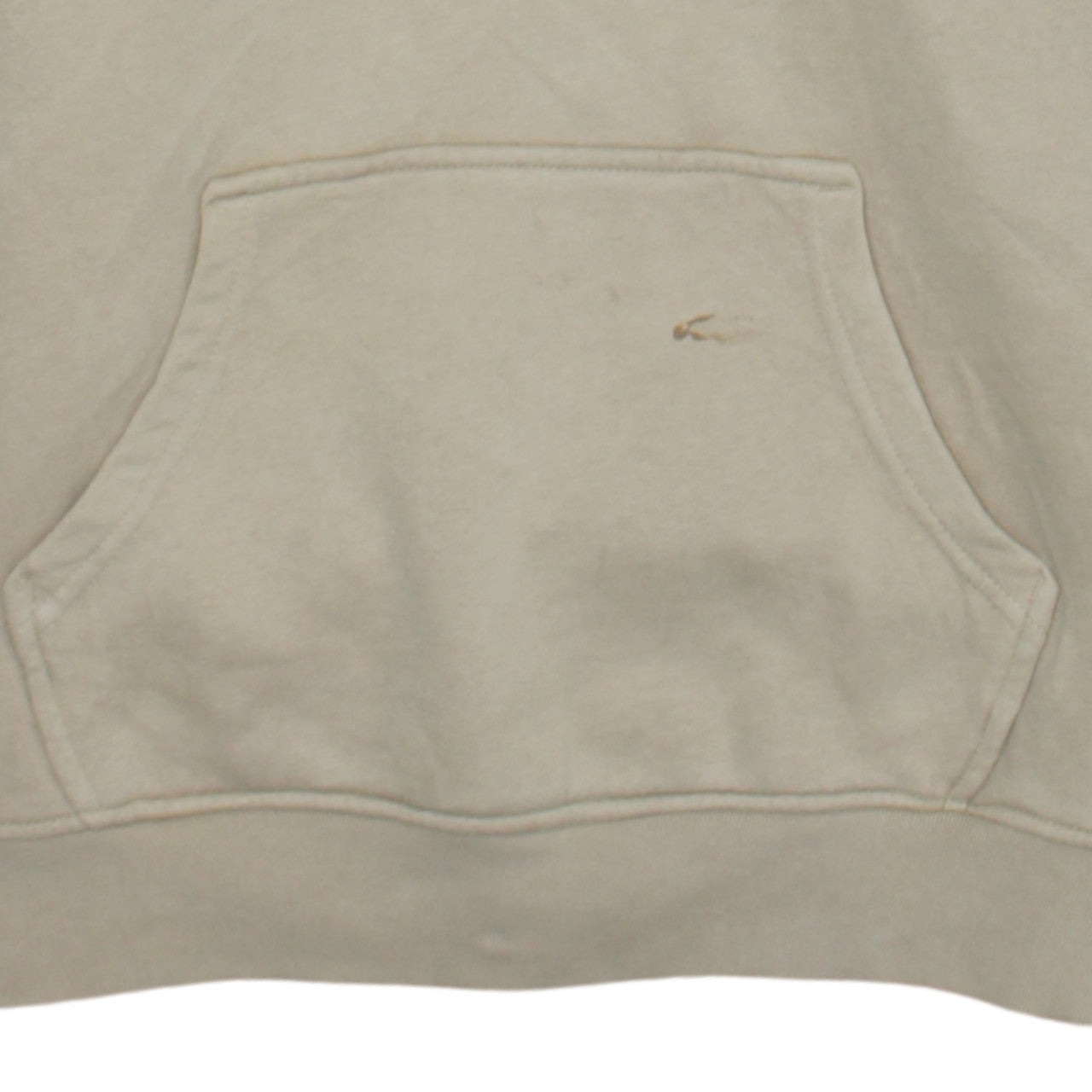Adidas Women Beige Pullover Hoodie Size 8 Cotton Logo Casual