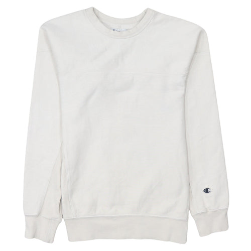 Champion Men's White XS Crew Neck Pullover Sweatshirt