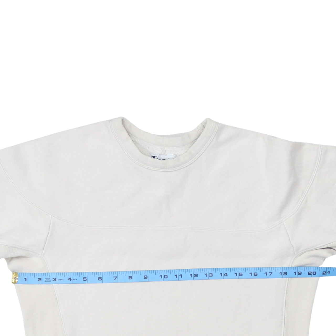 Champion Men's White XS Crew Neck Pullover Sweatshirt
