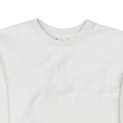 Champion Men's White XS Crew Neck Pullover Sweatshirt