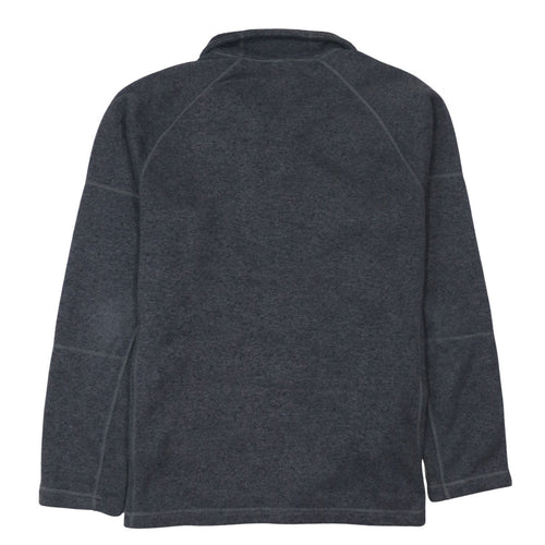 The North Face Men's Grey Fleece Full Zip Outdoor Jacket M