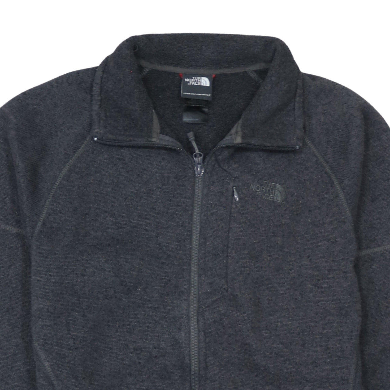 The North Face Men's Grey Fleece Full Zip Outdoor Jacket M