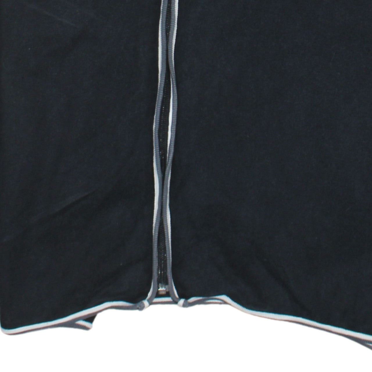 Fred Perry Men's Black Full Zip Collared Sweatshirt Size L