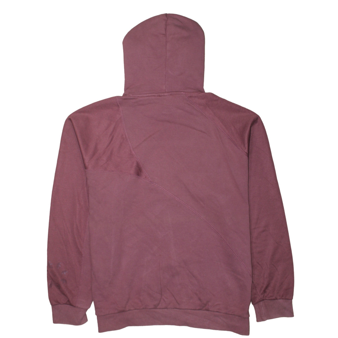 Adidas Womens Mauve Pullover Hoodie M Logo Graphic Cotton Blend