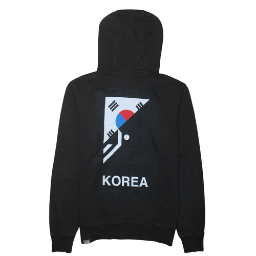 The North Face Men's Black Pullover Hoodie M Graphic Korea