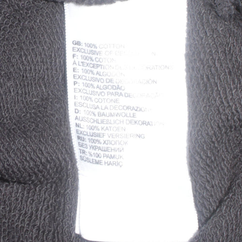 The North Face Men's Black Pullover Hoodie M Graphic Korea