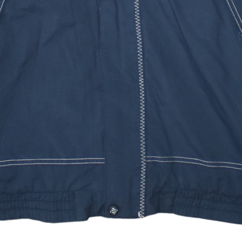 Helly Hansen Men's Blue Waterproof Hooded Parka Jacket Size L