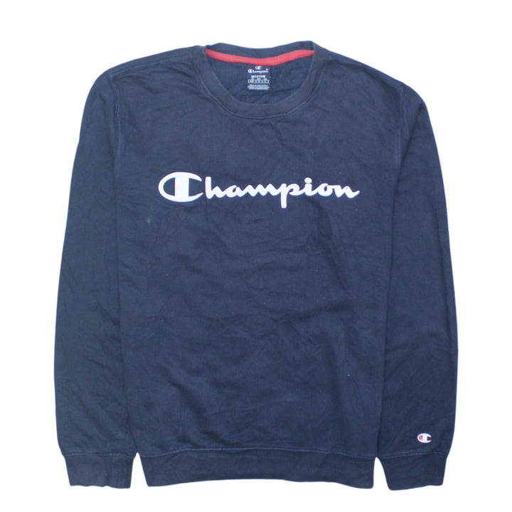 Champion Boys Navy Blue Crew Neck Sweatshirt 15-16 Years 2XL Pullover