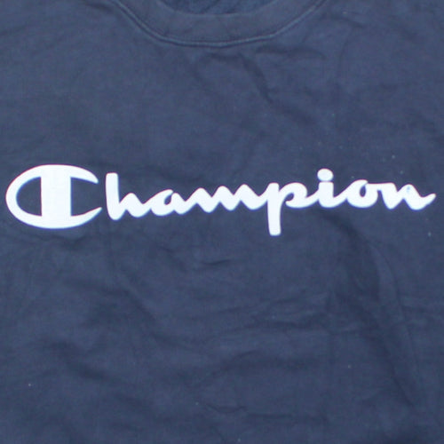 Champion Boys Navy Blue Crew Neck Sweatshirt 15-16 Years 2XL Pullover