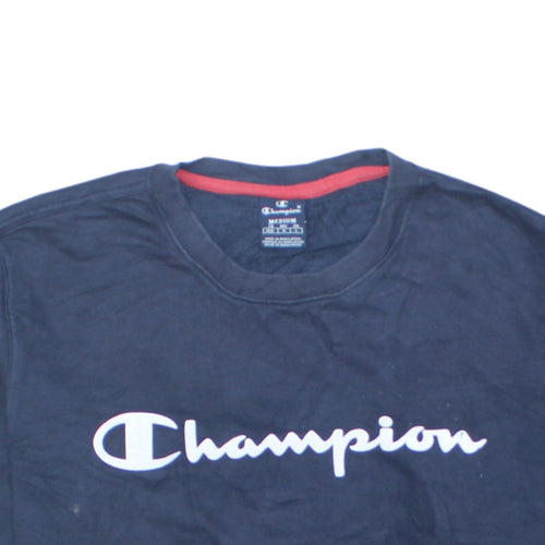 Champion Boys Navy Blue Crew Neck Sweatshirt 15-16 Years 2XL Pullover