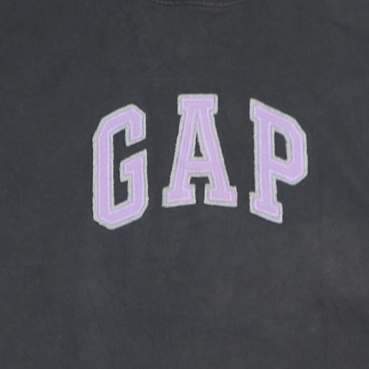 GAP Mens Black 2XL Pullover Hoodie Embroidered Logo Fleece
