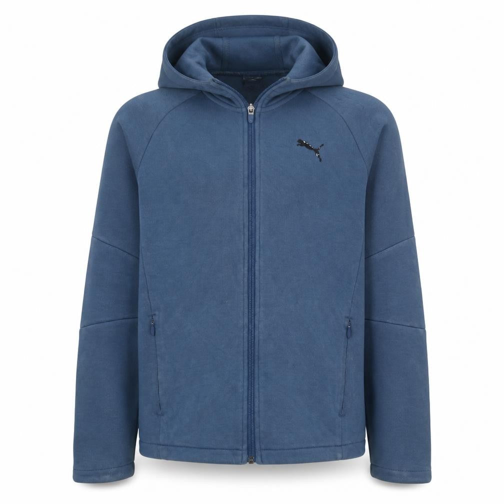 Puma Boys Blue Full Zip Hoodie Size 12-13 Years Regular Fit