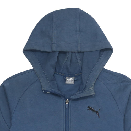 Puma Boys Blue Full Zip Hoodie Size 12-13 Years Regular Fit