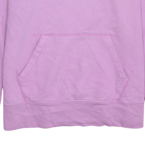 Levi's Womens Pink Pullover Hoodie Small Logo Graphic Hooded Sweatshirt