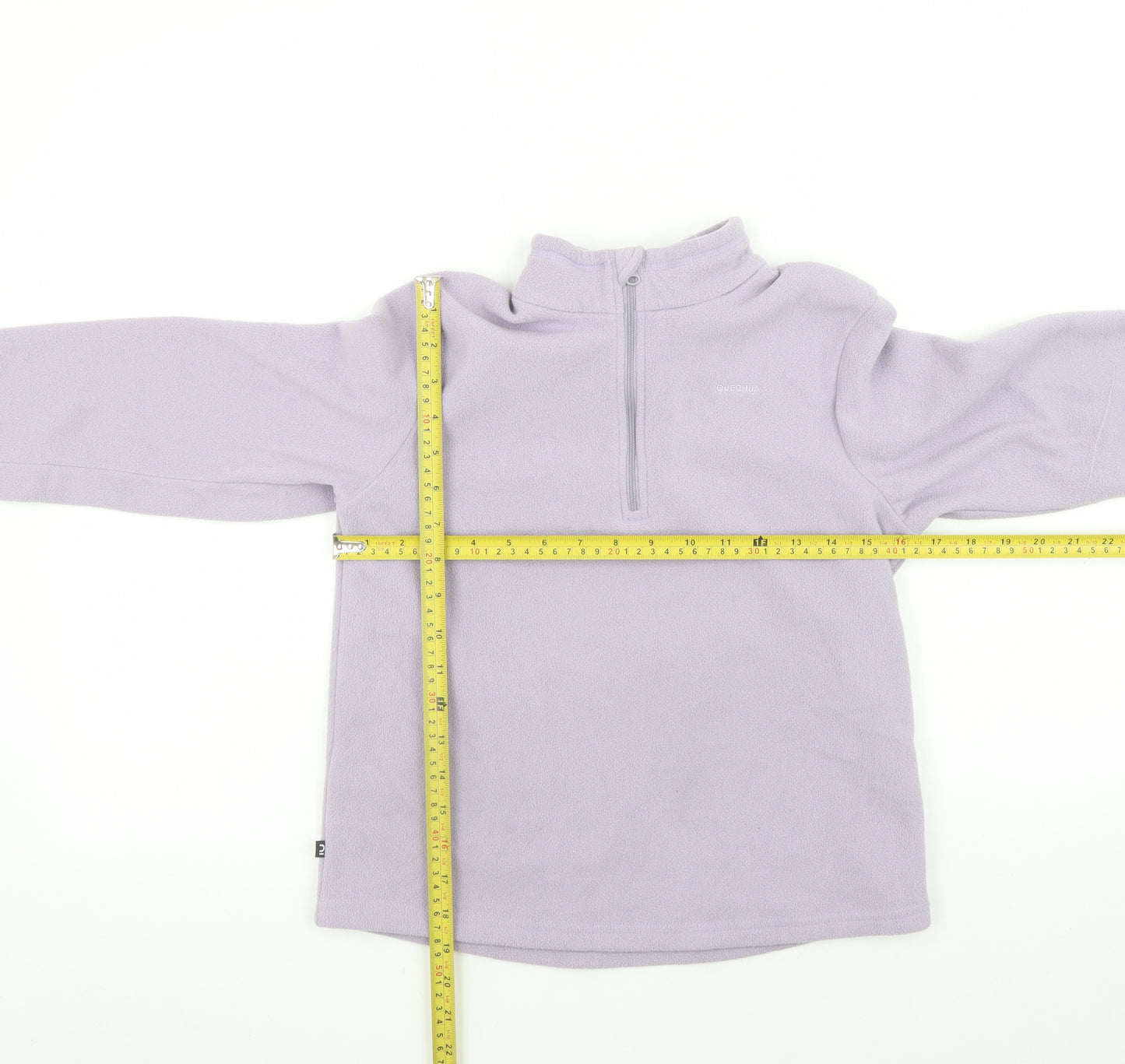 Decathlon Girls Purple Fleece Pullover Sweatshirt 10-11 Years