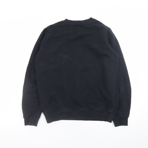 Marks and Spencer Womens Black NY Sweatshirt Size 8 Cotton Blend