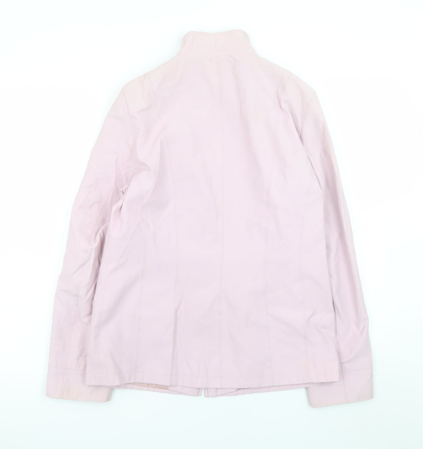 Debenhams Women Pink Size 12 Cotton Blend Zip Jacket