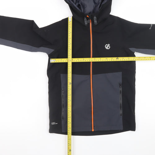 Dare 2b Boys Black Softshell Hooded Waterproof Jacket 9-10 Years