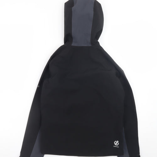 Dare 2b Boys Black Softshell Hooded Waterproof Jacket 9-10 Years
