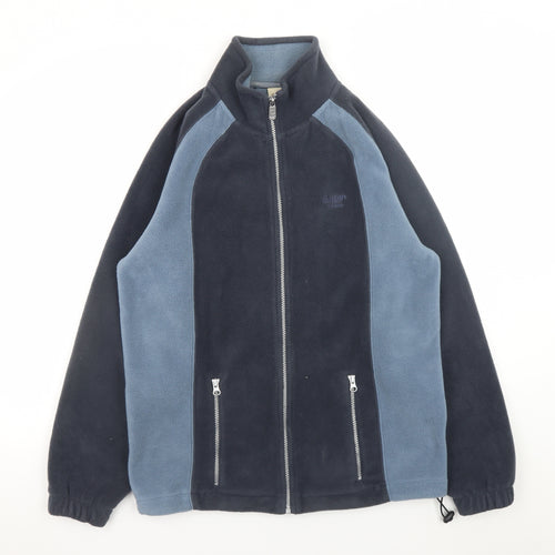 Cotton Traders Men's Blue Fleece Full Zip Jacket Size S