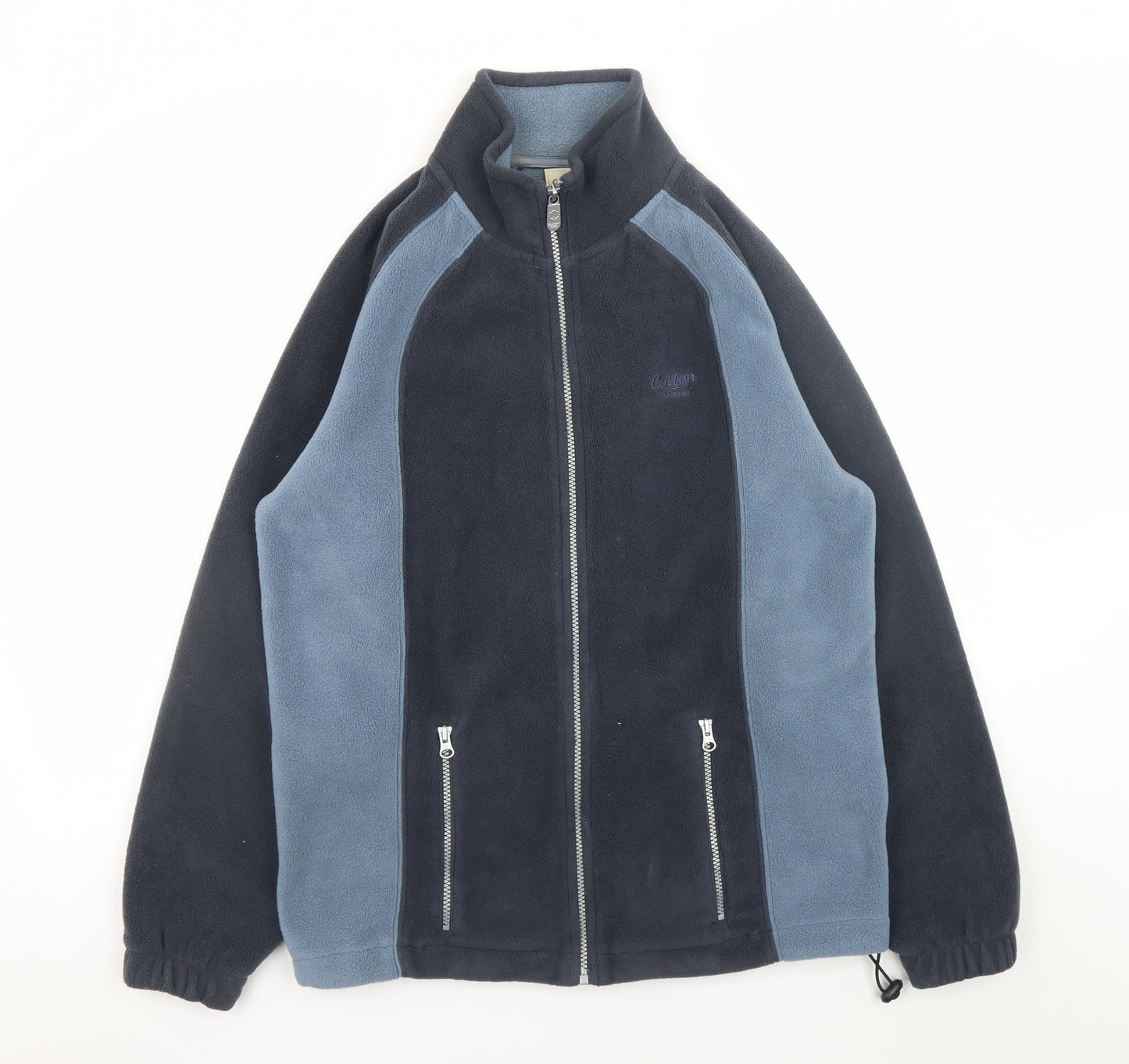 Cotton Traders Men's Blue Fleece Full Zip Jacket Size S