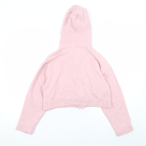 Juicy Couture Womens Pink Wool Blend Full Zip Hoodie XS