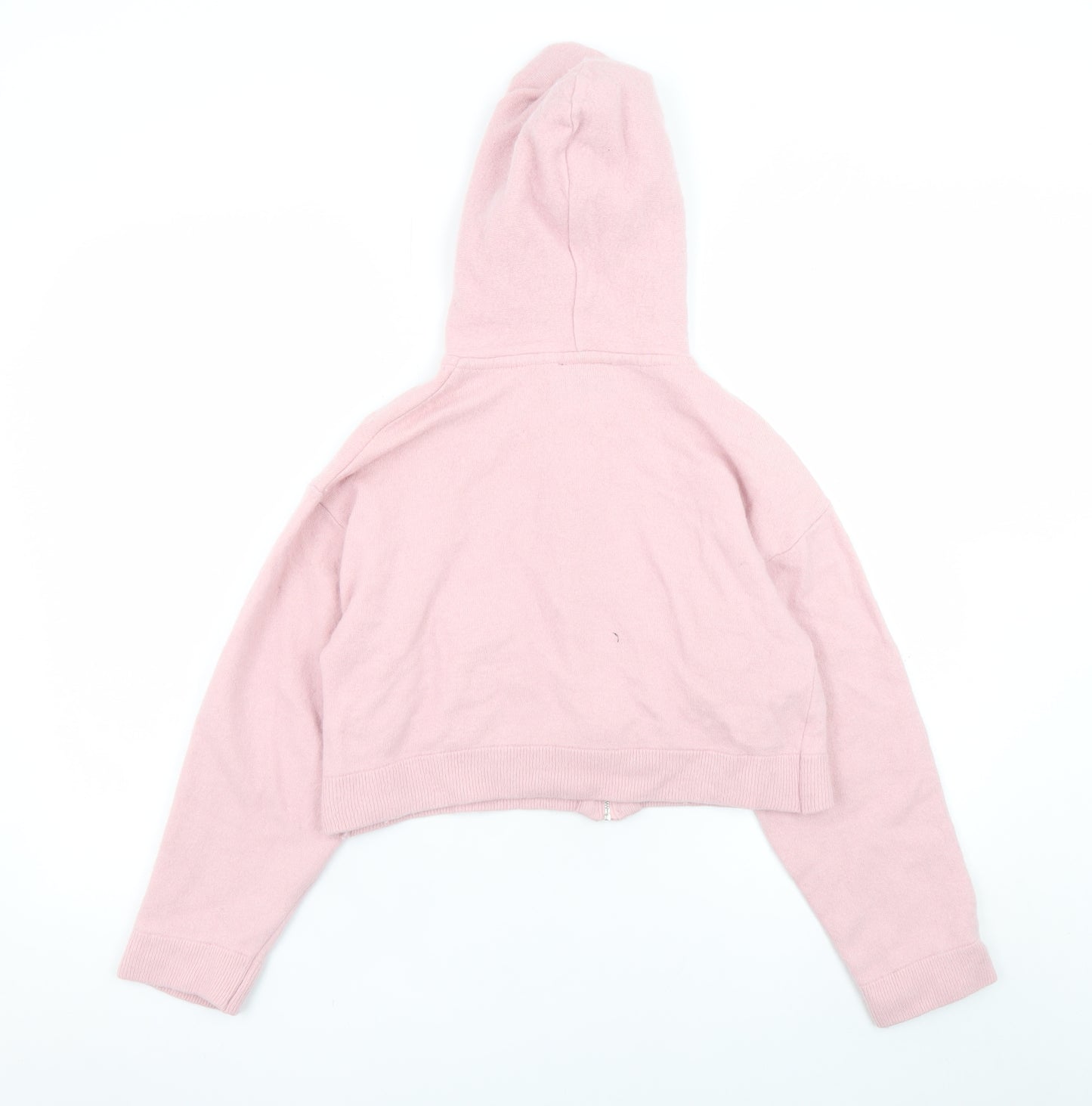 Juicy Couture Womens Pink Wool Blend Full Zip Hoodie XS