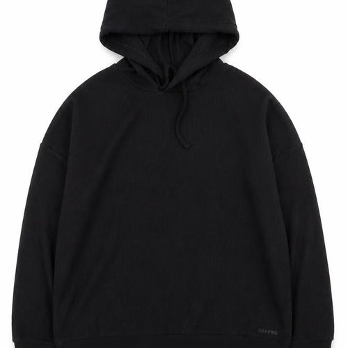 USA Pro Women's Black Hoodie UK 12 Pullover Hooded Sweatshirt