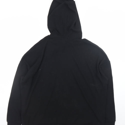 USA Pro Women's Black Hoodie UK 12 Pullover Hooded Sweatshirt