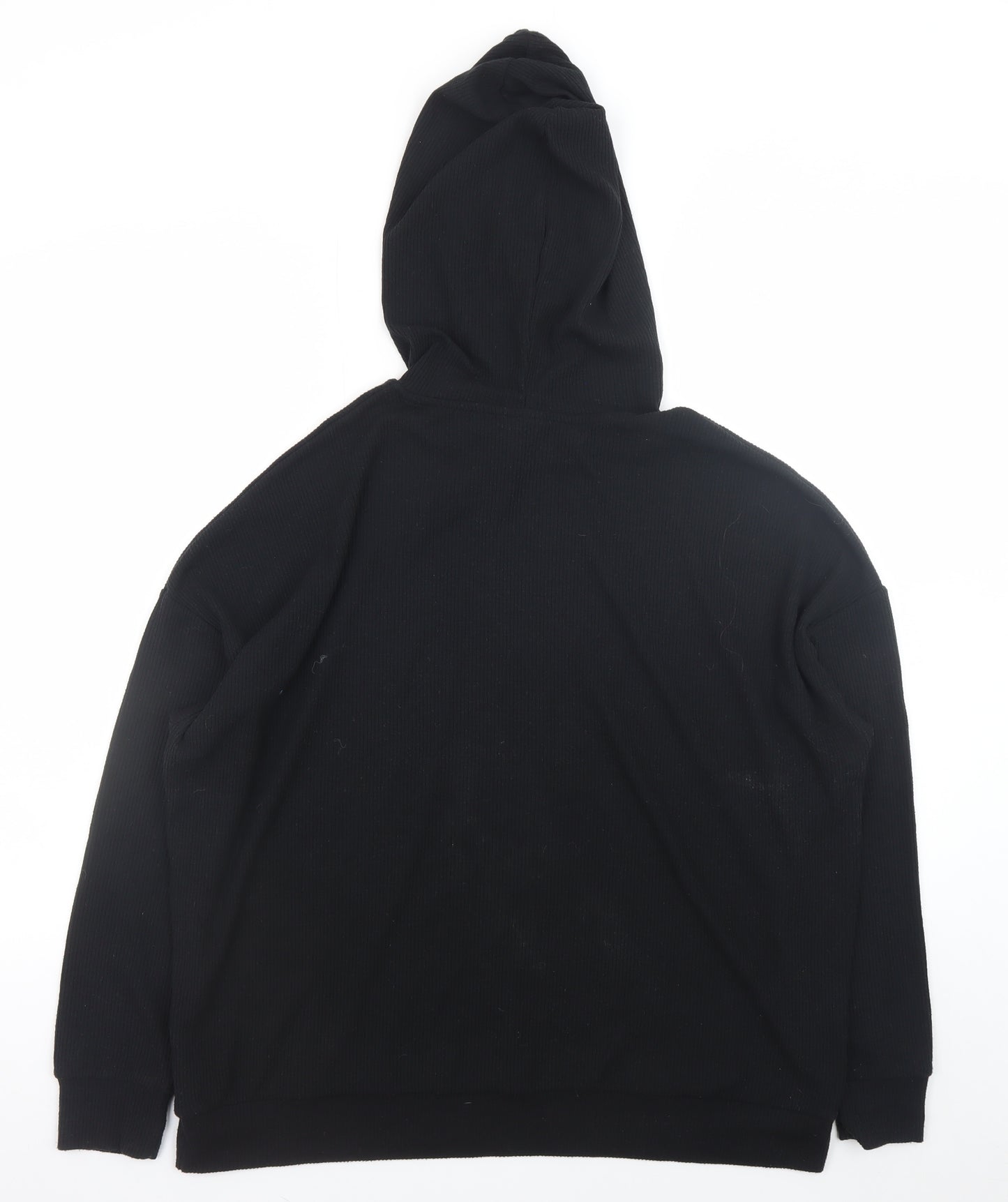 USA Pro Women's Black Hoodie UK 12 Pullover Hooded Sweatshirt