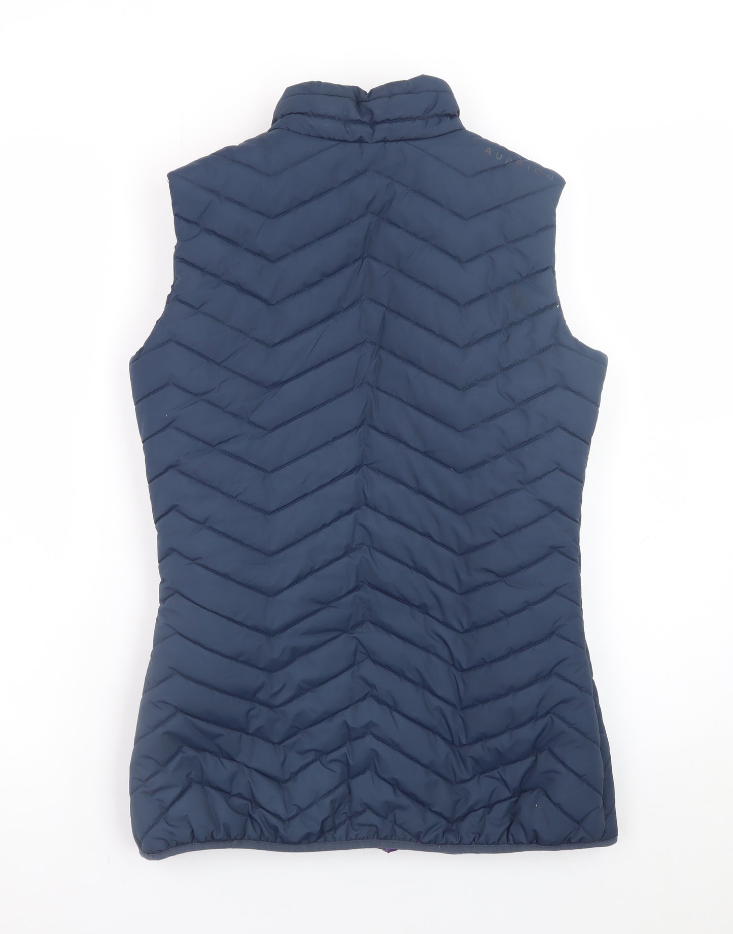 Aubrion Women's Blue Quilted Puffer Waistcoat XS
